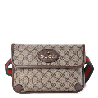 Gucci GG Supreme Monogram Neo Vintage Web Belt Bag Brown 1 of 10