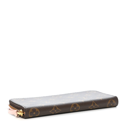 Louis Vuitton Monogram Clemence Wallet Rose Ballerine 4 of 8