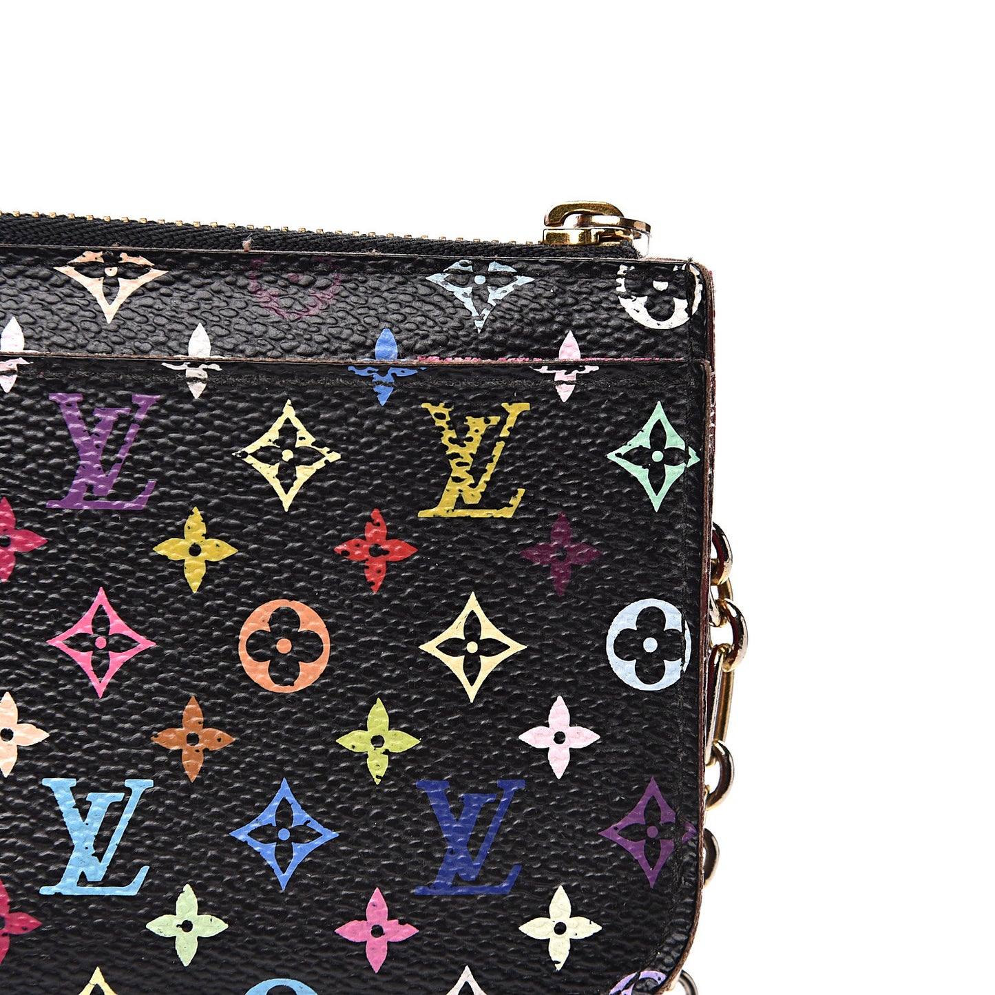 Monogram Multicolor Key Pouch Black Grenade