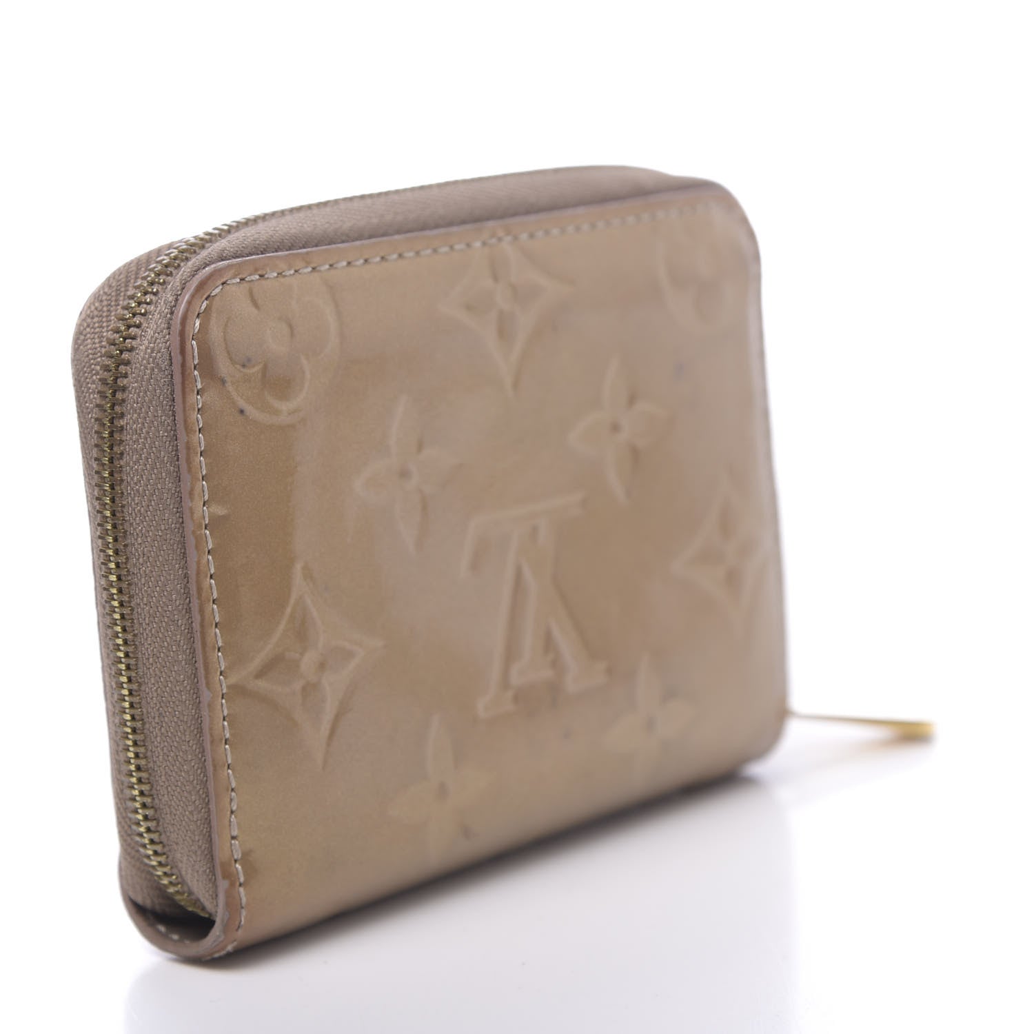 Louis Vuitton Vernis Zippy Coin Purse Beige Poudre 3 of 10