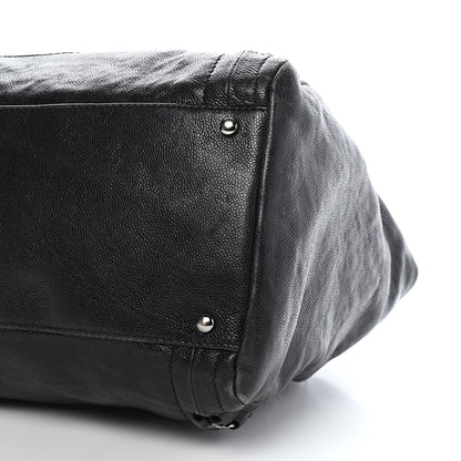 Chanel Glazed Caviar East West Modern Chain Tote Black 24 of 25