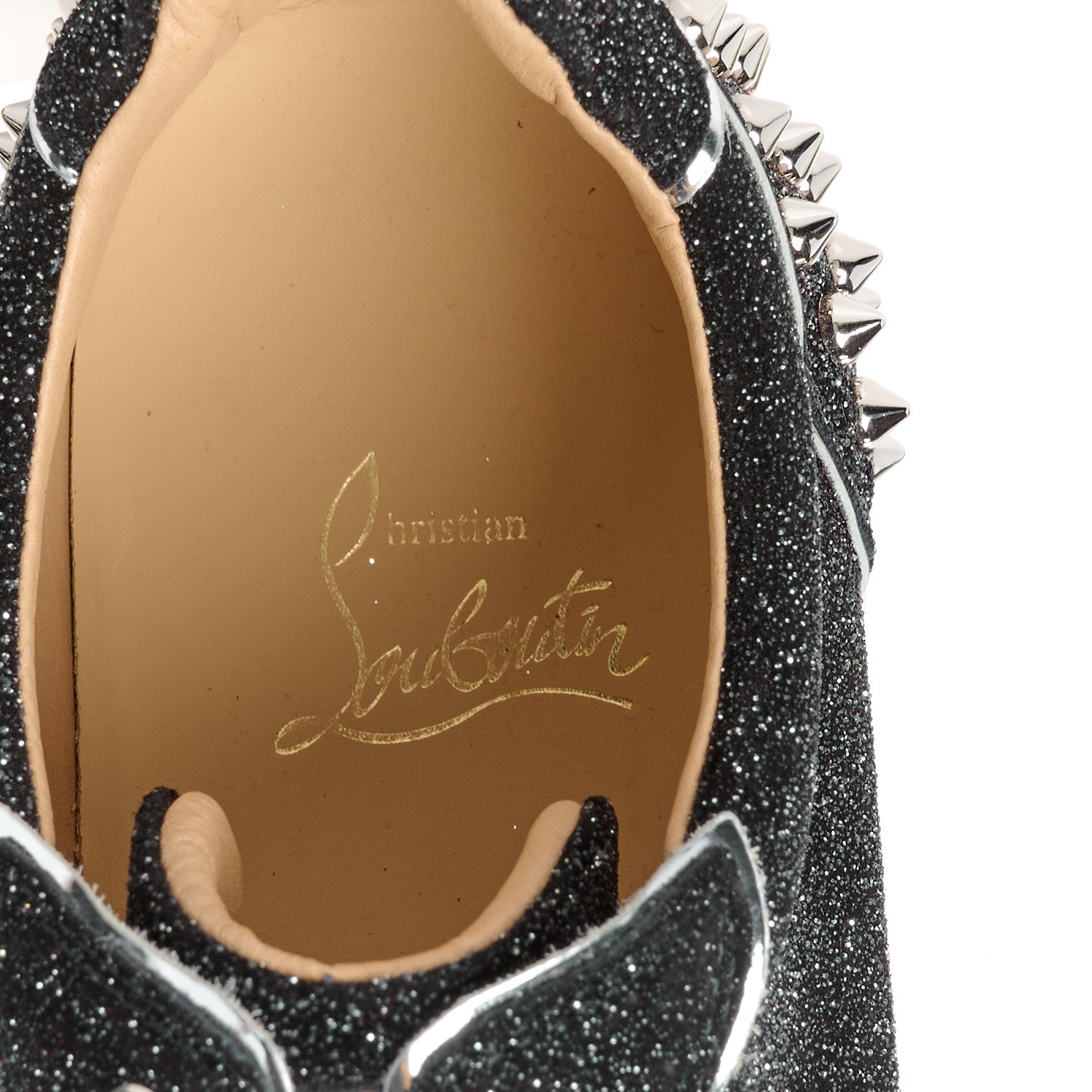 Christian Louboutin Vieira Crosta Comete Spikes Sneakers 41 Black 7 of 11