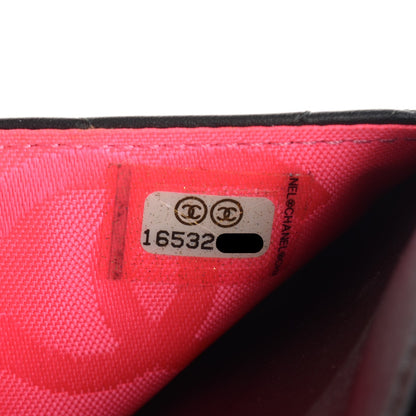 Chanel Calfskin Quilted Cambon Wallet On Chain WOC Black 7 of 8