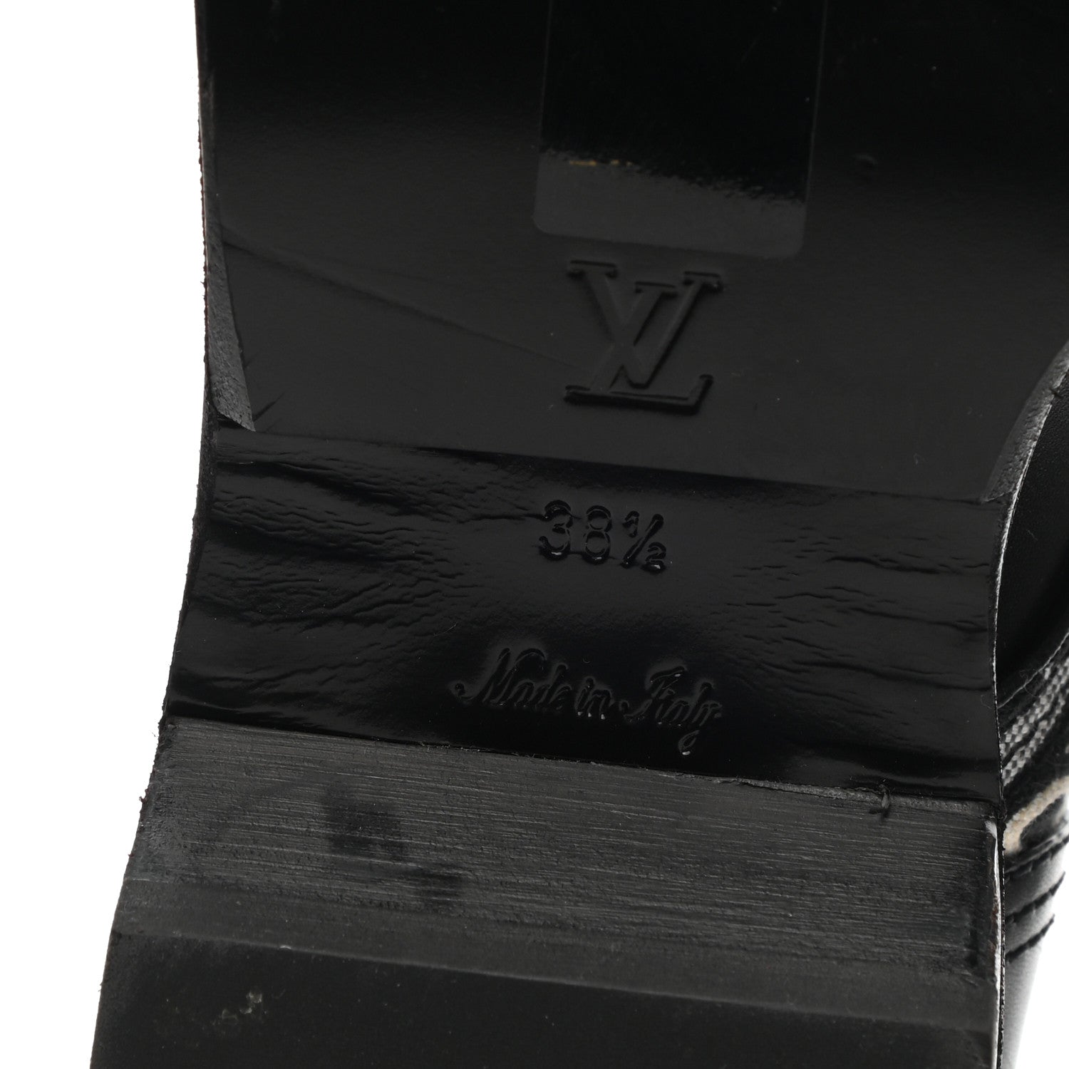 Louis Vuitton Jacquard Calfskin Since 1854 Metropolis Flat Ranger Boot 38.5 Gray 6 of 11