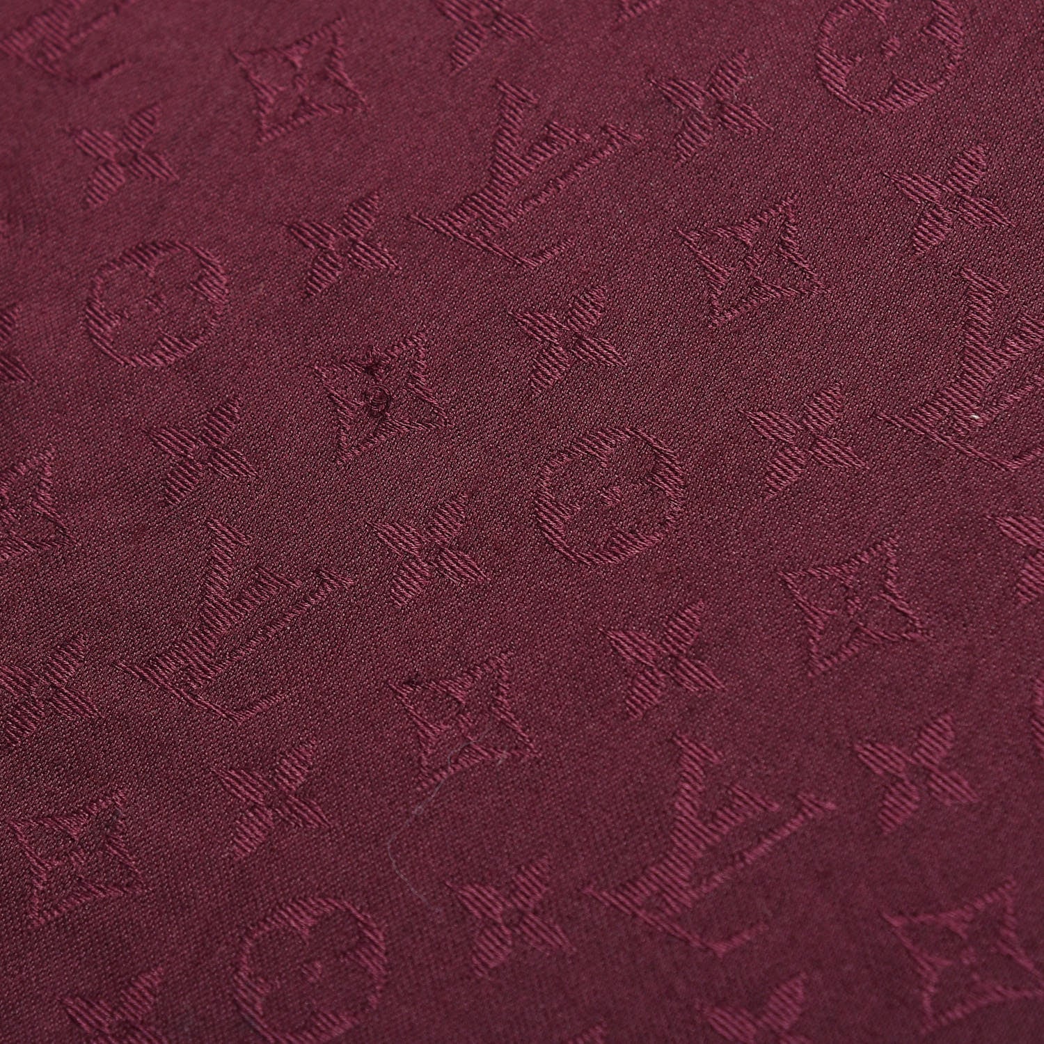 Louis Vuitton Wool Silk Monogram Shawl Amarante 4 of 7