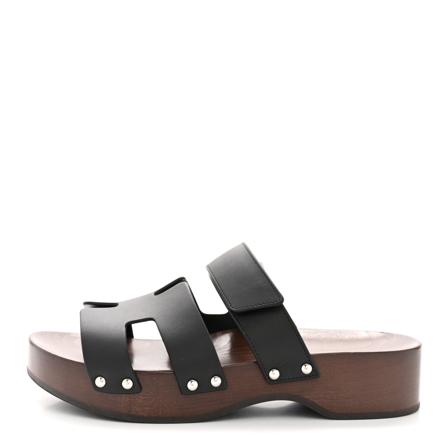 Calfskin Womens Kos Clog 37 Black 37 Black