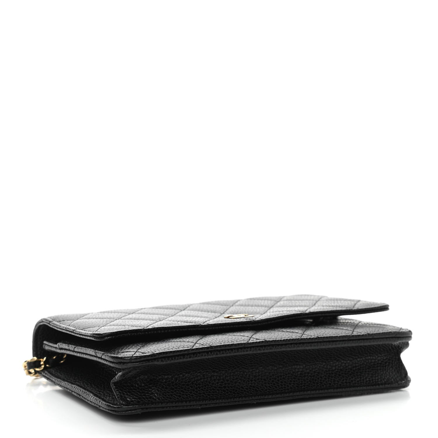 Chanel Caviar Quilted Wallet On Chain WOC Black 4 of 14