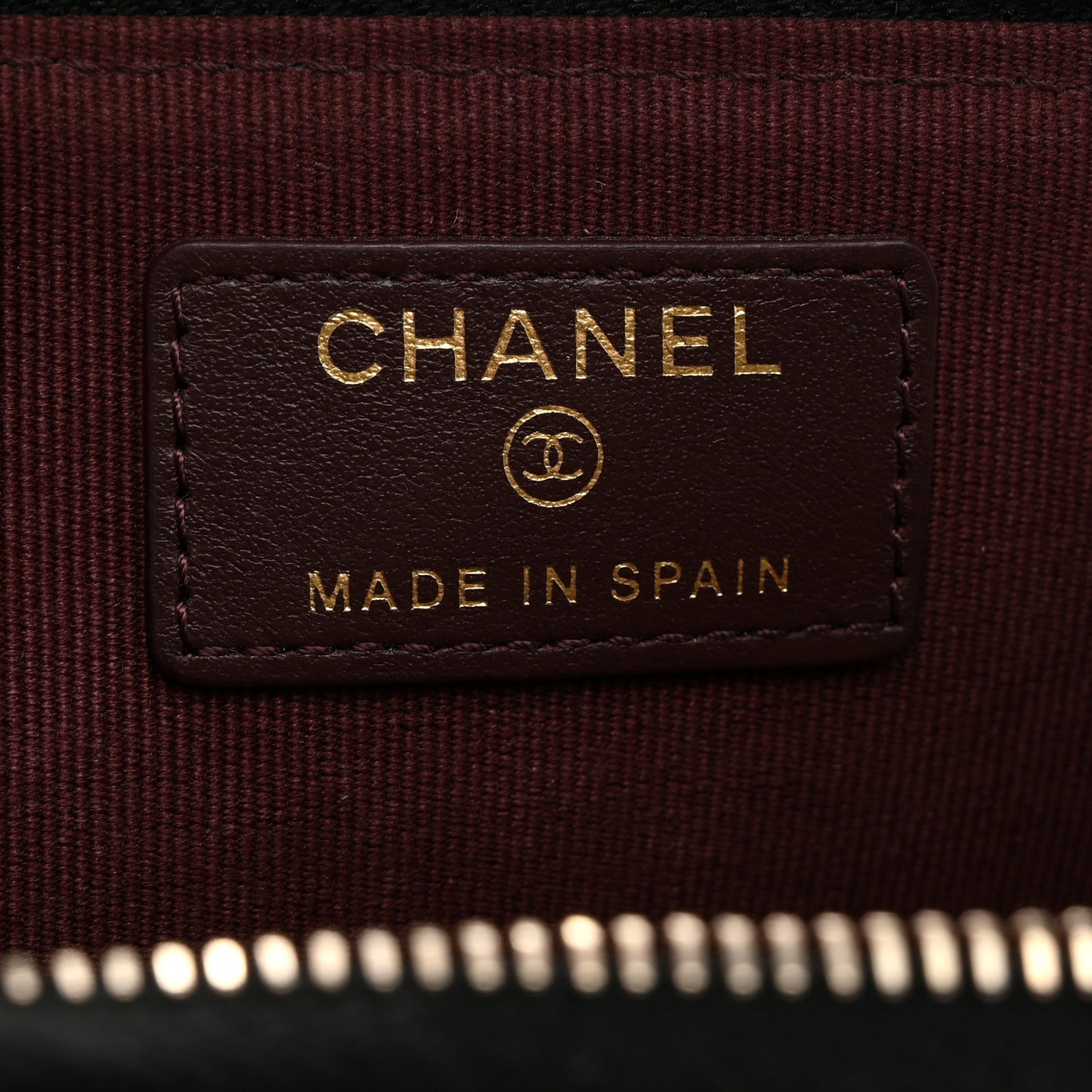 Caviar Quilted Zipped Key Holder Case Black