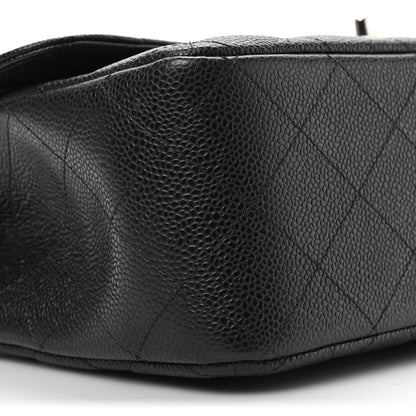 Chanel Caviar Quilted Jumbo Double Flap Black 8 of 9