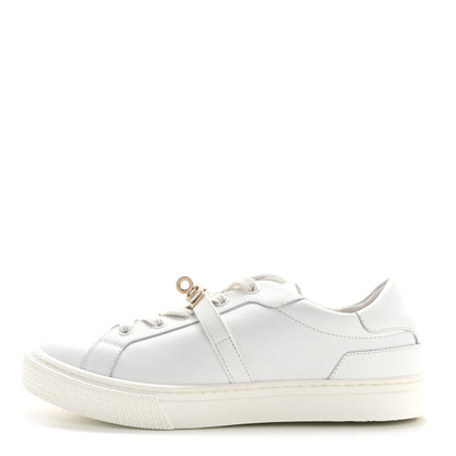 Hermes Calfskin Day Sneakers 38 White 1 of 9