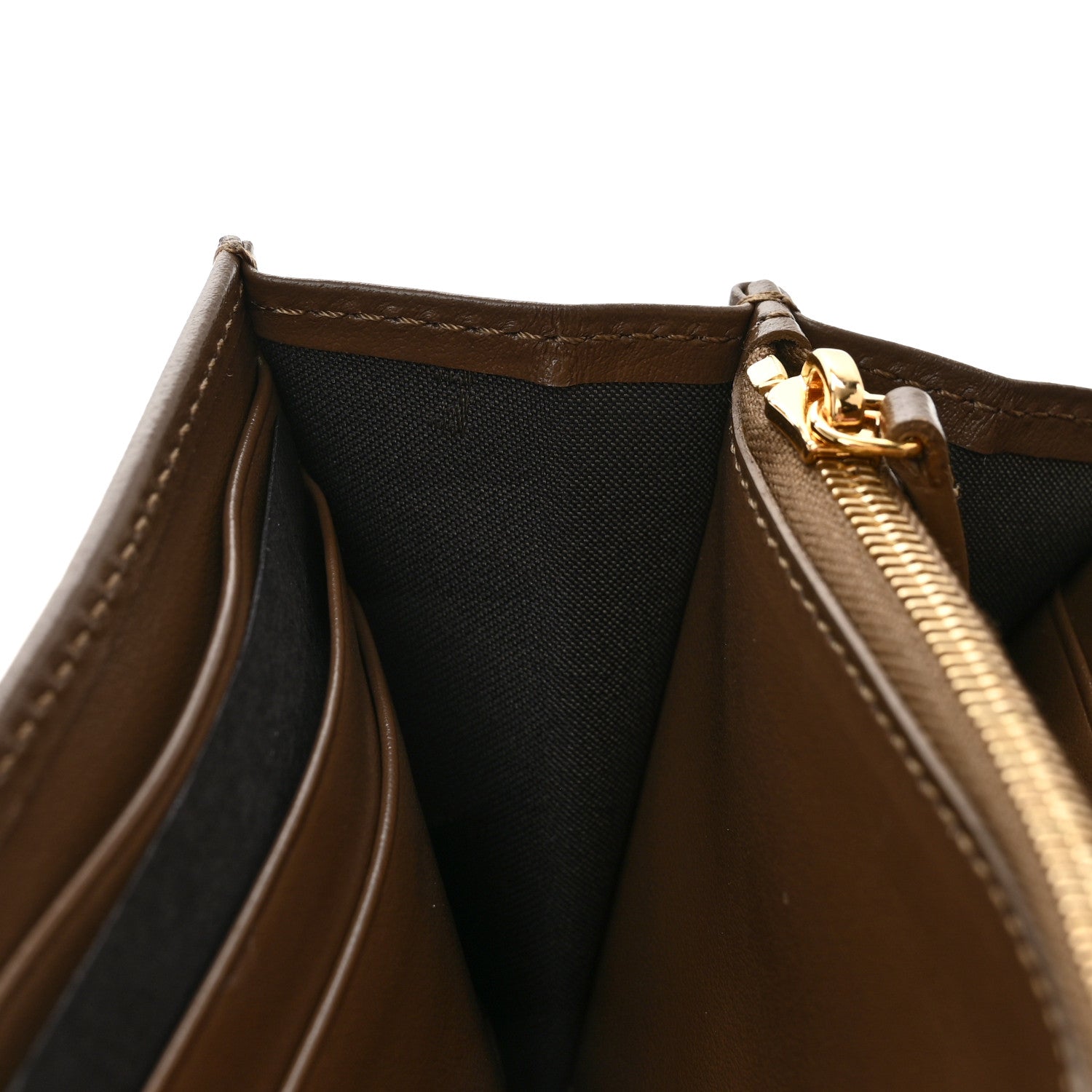Fendi Vitello Soft F is Fendi Bi-Color FF 1974 Embossed Continental Envelope Wallet Maya Black 10 of 12