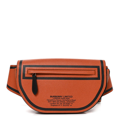 Burberry Calfskin Logo Small Olympia Bum Bag Earthy Orange 1 of 8