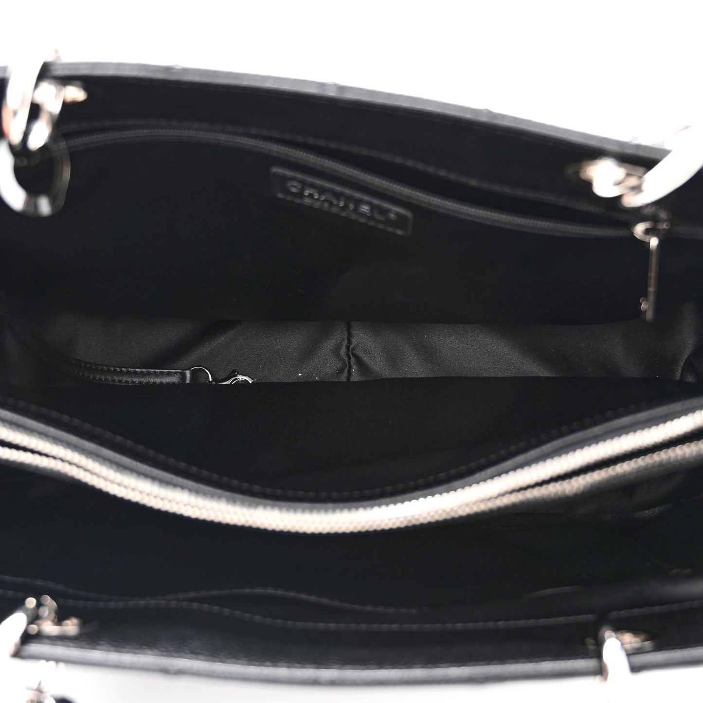 Caviar Quilted Grand Shopping Tote GST Black