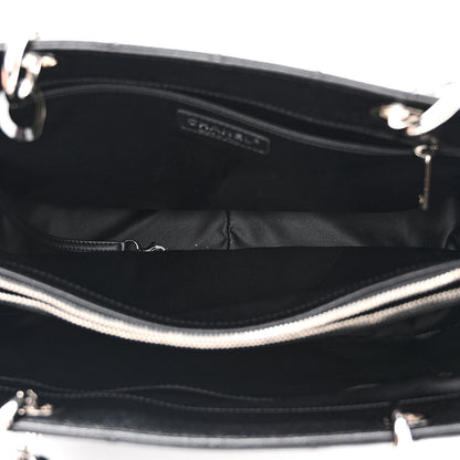 Chanel Caviar Quilted Grand Shopping Tote GST Black 5 of 10