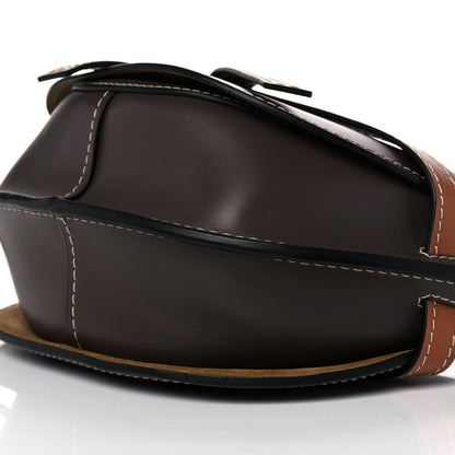Loewe Calfskin Mini Gate Crossbody Bag Oxblood Tan Taupe 8 of 8