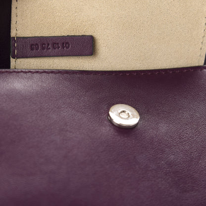 Chloe Suede Calfskin Mini Faye Shoulder Bag Intense Violine 9 of 10