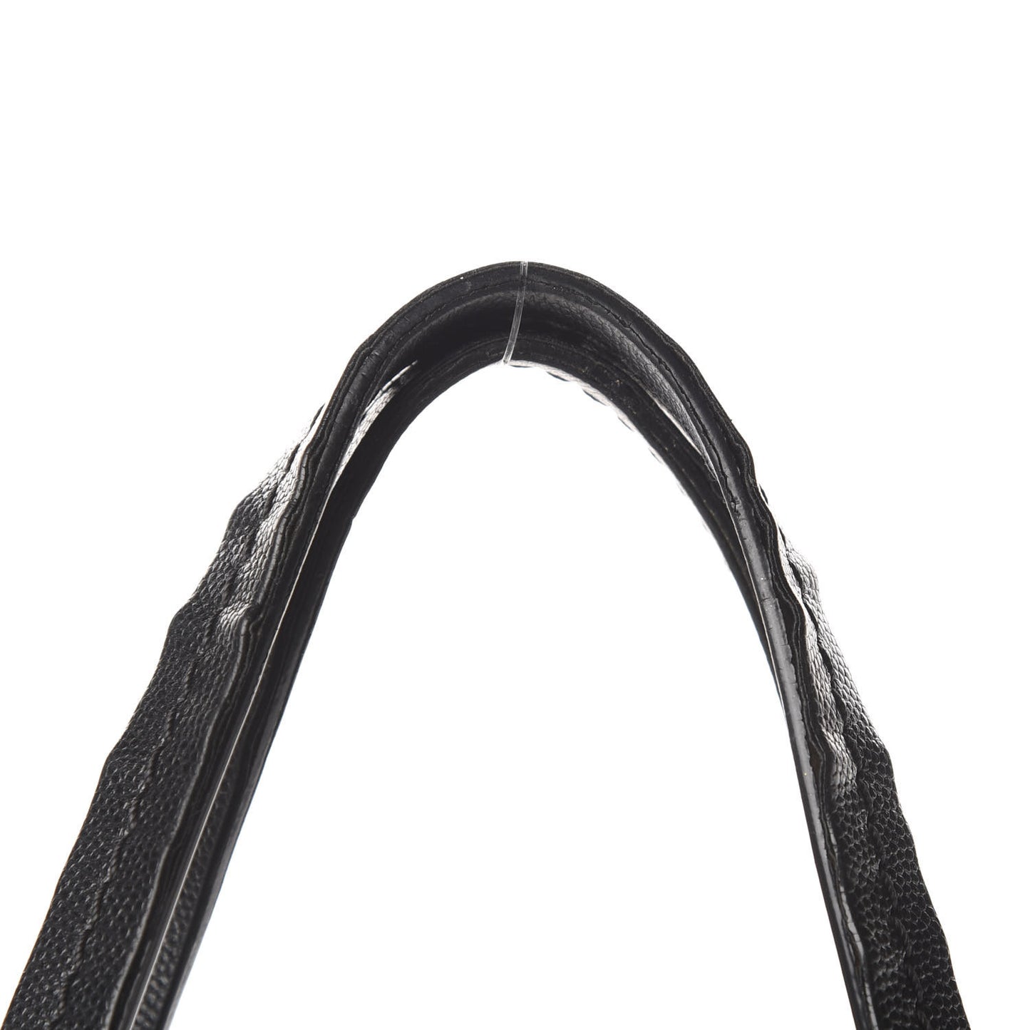 Grained Calfskin New Easy Shopper Tote Navy Black