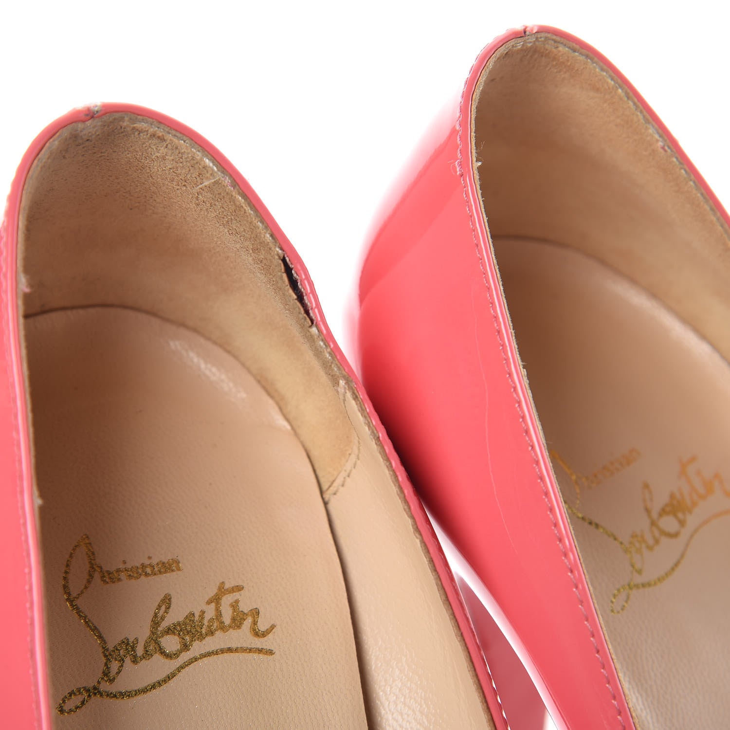 Christian Louboutin Patent Rolando 120 Pumps 39 Pink 9 of 11