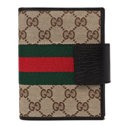 Gucci Monogram Web Small Ring Agenda Brown 1 of 8