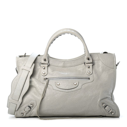 Balenciaga Agneau Classic Silver Hardware City Gris Nuage 1 of 4