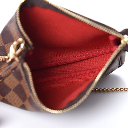 Louis Vuitton Damier Ebene Mini Pochette Accessories 5 of 7