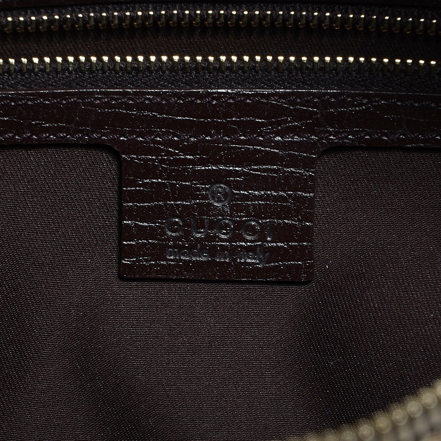 Monogram Medium Horsebit Chain Hobo Dark Brown