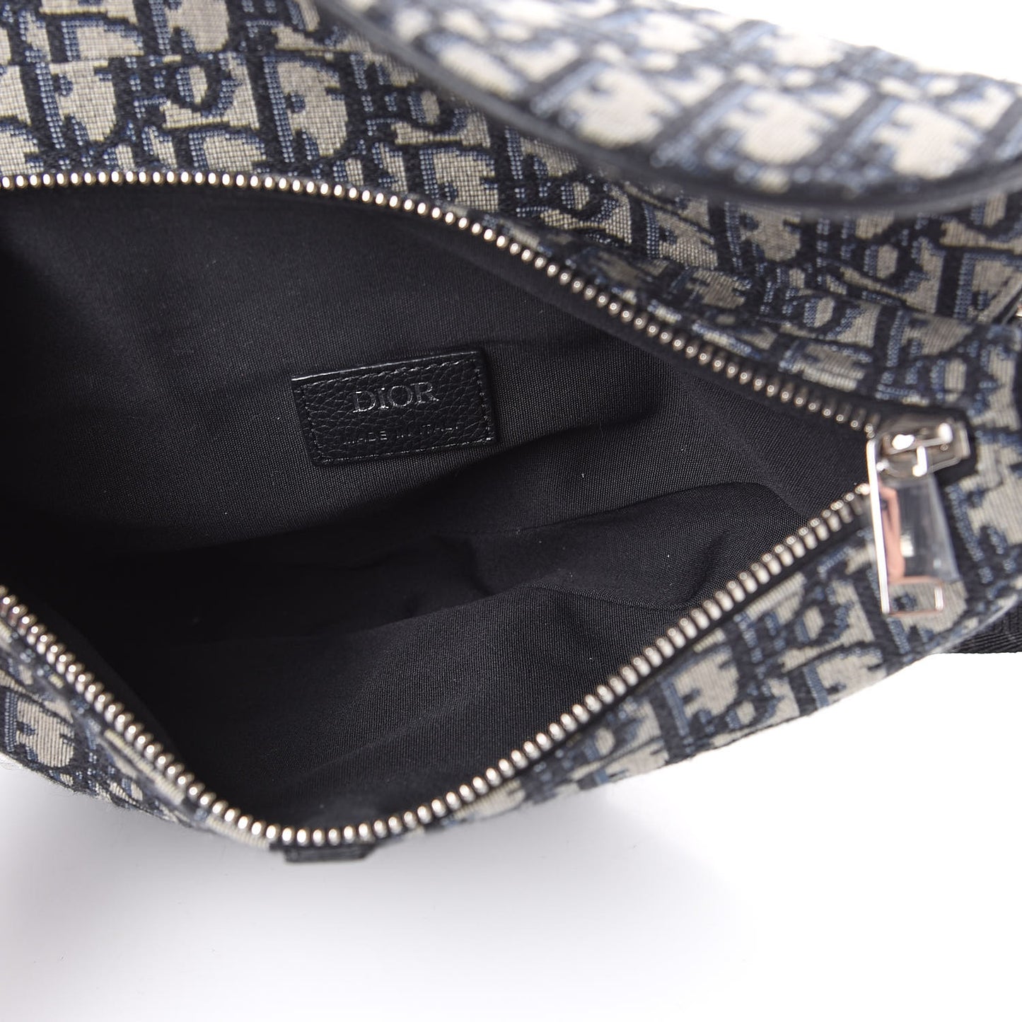 Oblique Mens Saddle Bag Blue