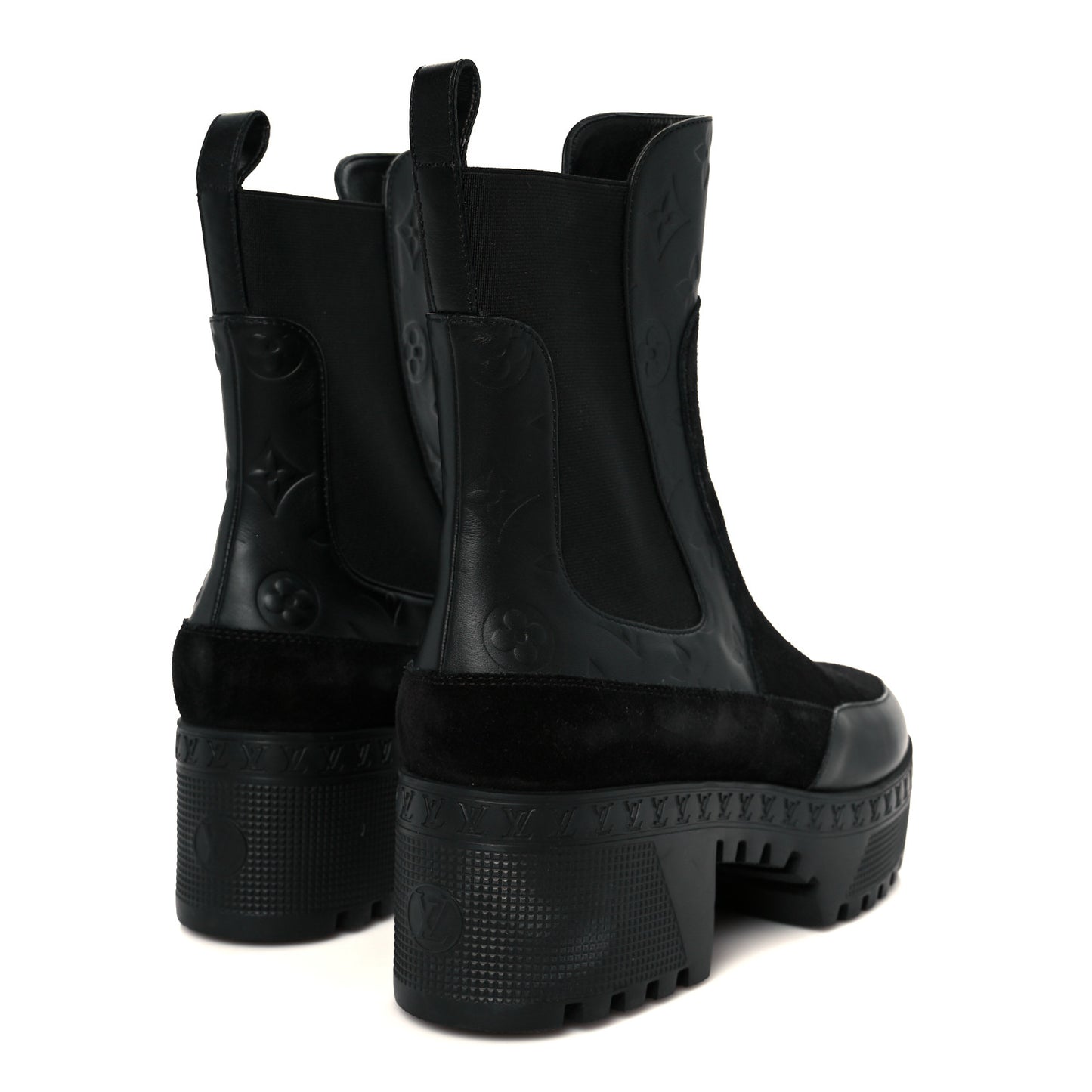 Suede Laureate Platform Chelsea Boot 41 Black