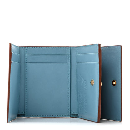 Loewe X HOWL'S MOVING CASTLE Calfskin Heen Trifold Wallet Rust 5 of 11