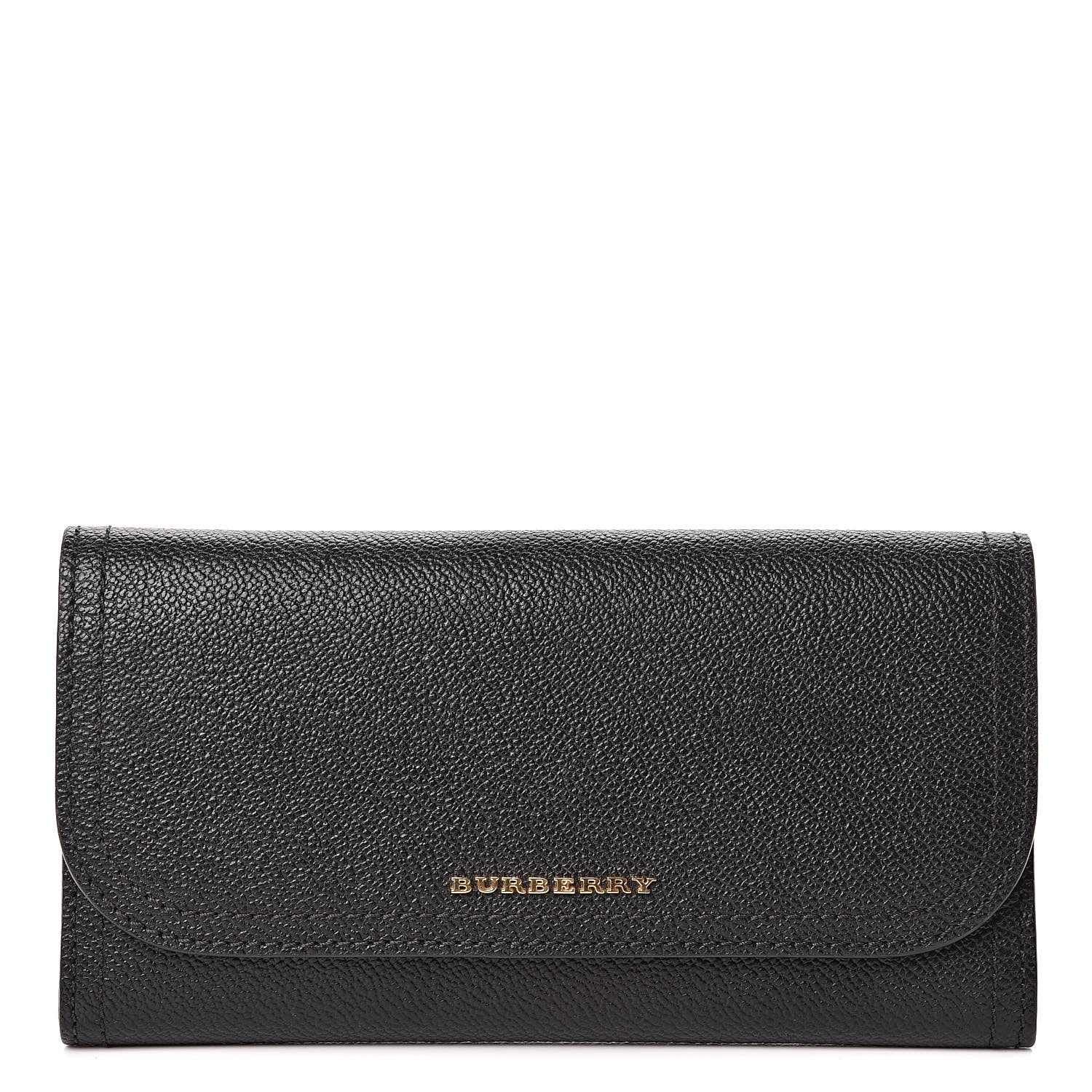 Burberry Soft Grain Calfskin Harris Wallet Black 1 of 6