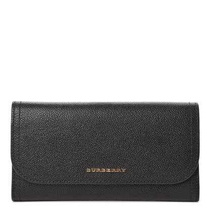 Burberry Soft Grain Calfskin Harris Wallet Black 1 of 6