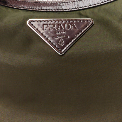Prada Tessuto Nylon Twist Shoulder Bag Bruciato 9 of 15