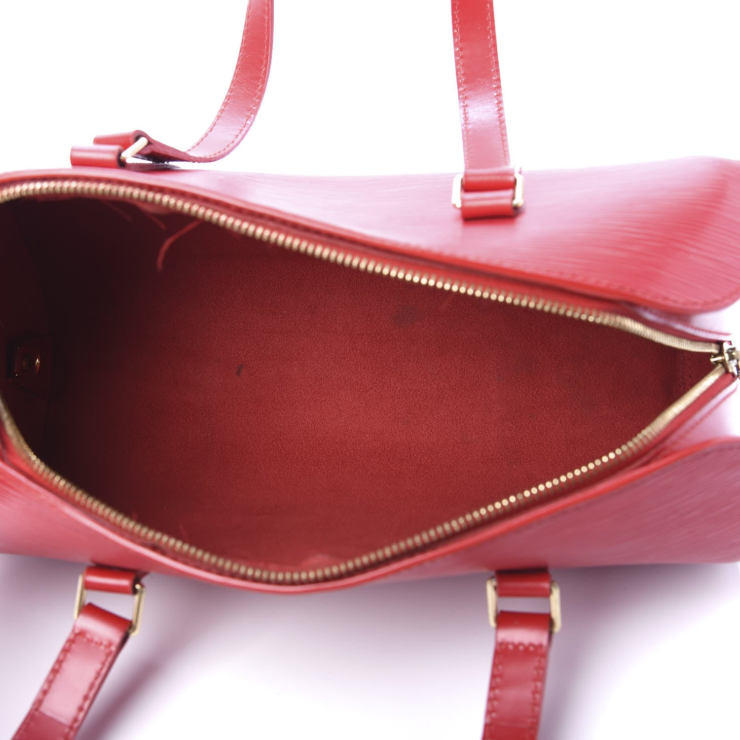 Louis Vuitton Epi Soufflot Red 4 of 10