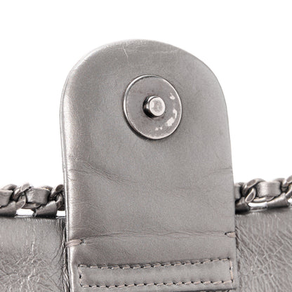 Chanel Metallic Calfskin Mini Chain Me Flap Silver 11 of 12