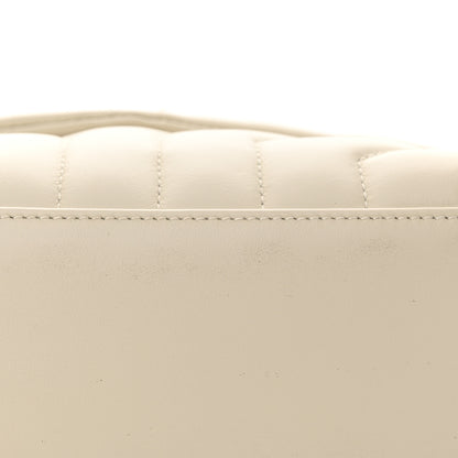 Saint Laurent Calfskin Y Quilted Monogram Small Loulou Chain Satchel Crema Soft 11 of 11