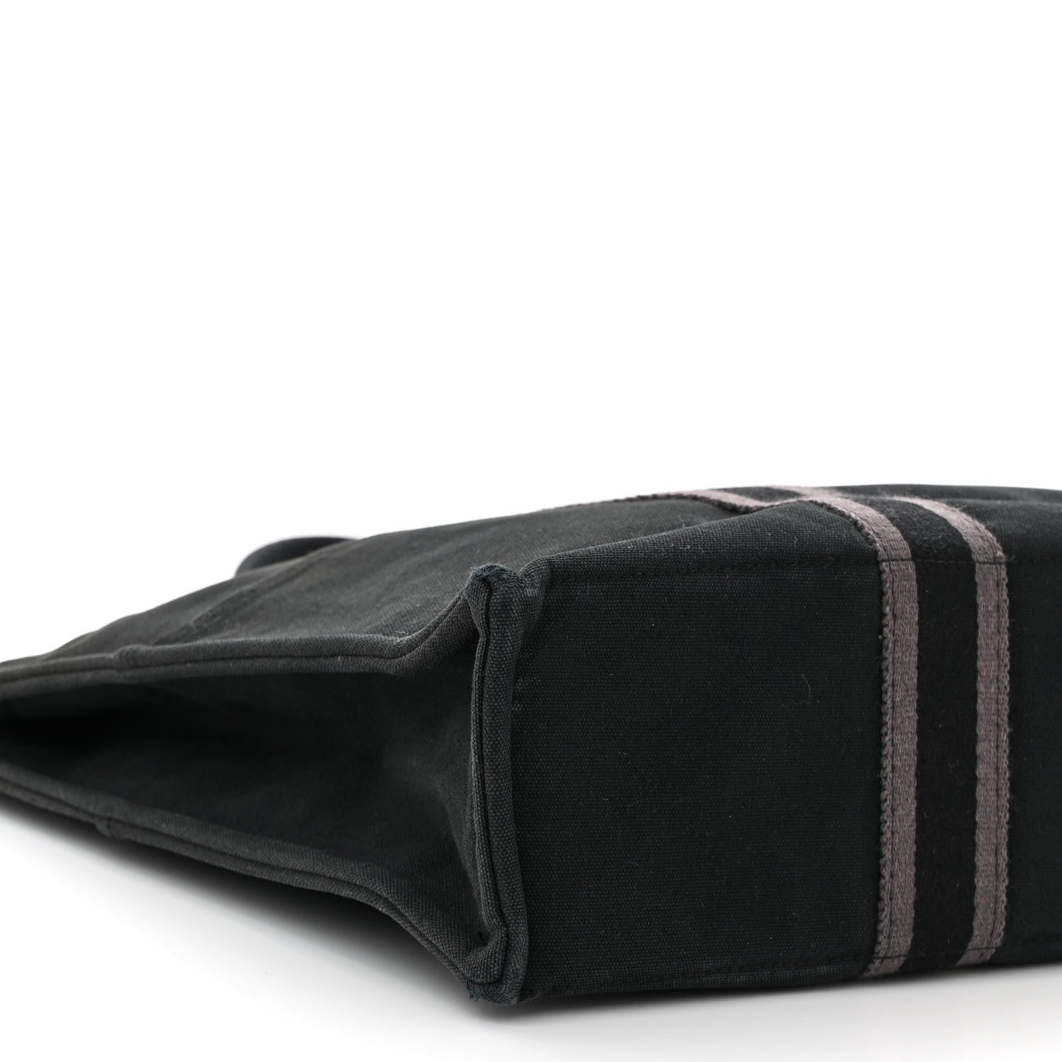 Hermes Canvas Herline MM Tote Black 8 of 9