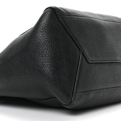Celine Soft Grained Calfskin Sangle Bucket Bag Black 6 of 7