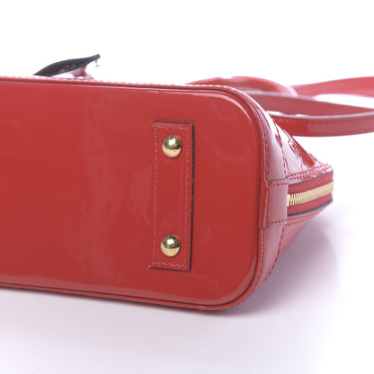 Louis Vuitton Vernis Alma BB Cherry 11 of 11