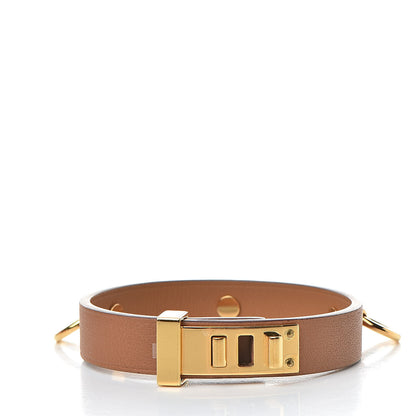 Hermes Swift Mini Dog Rings Bracelet T3 Gold 3 of 9