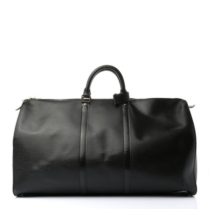 Louis Vuitton Epi Keepall 55 Black 1 of 10