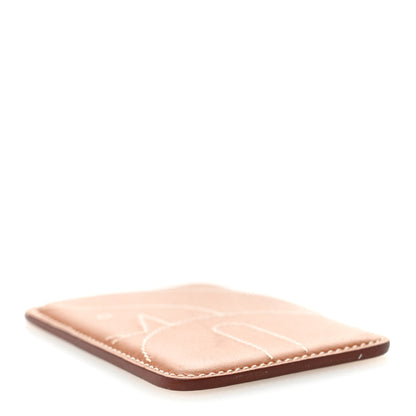 Hermes Swift Stitched Cheval MagSafe Card Holder Gold 4 of 7