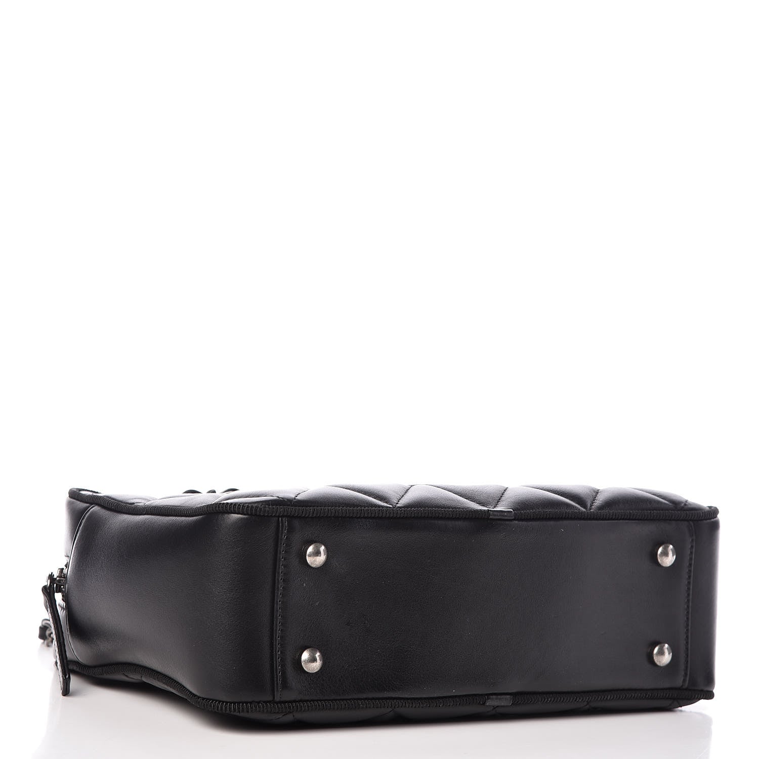 Chanel Calfskin Quilted Small Ballerine Camera Case Black 4 of 12
