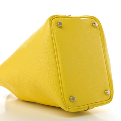 Hermes Taurillon Clemence Picotin Lock 18 PM Lime 9 of 12