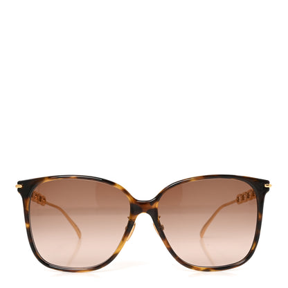 Louis Vuitton Acetate Metal My LV Two Chain Classique Square Z1945U Sunglasses Havana Brown 2 of 7