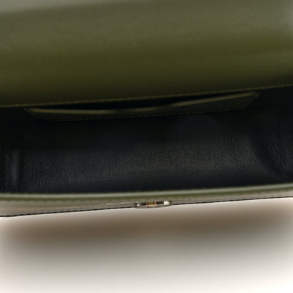 Alexander McQueen Calfskin Knuckle Crossbody Green 5 of 9