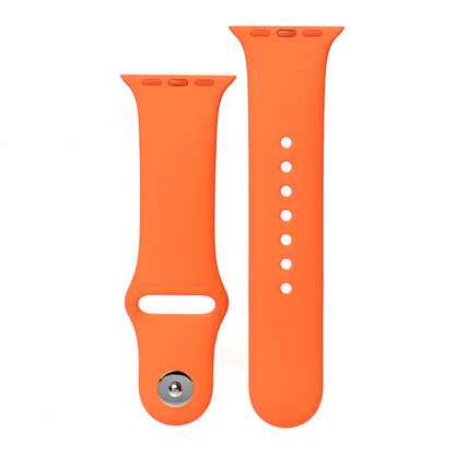 Hermes Silicone 40mm Apple Sports Watch Single Tour Band S/M Orange 1 of 4
