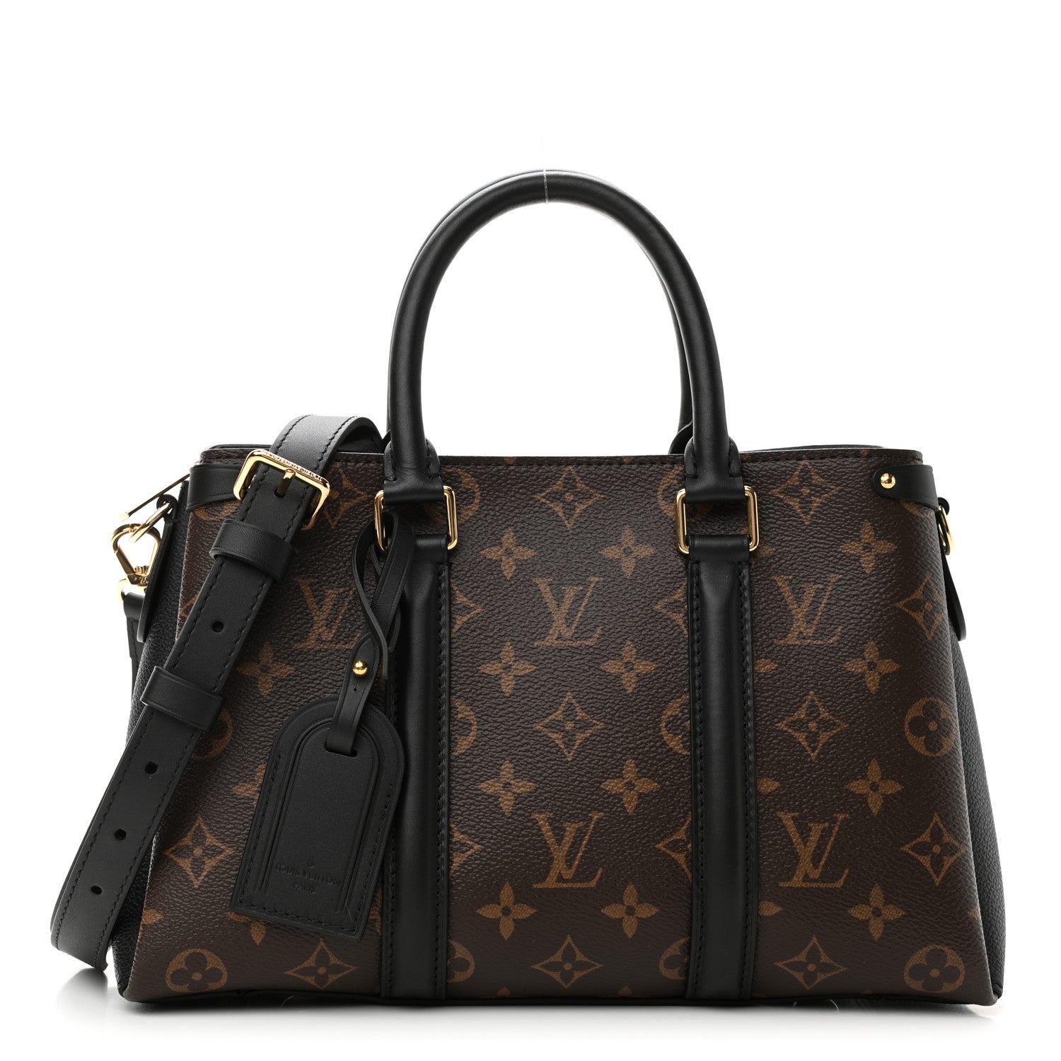 Louis Vuitton Monogram Soufflot BB Black 1 of 10