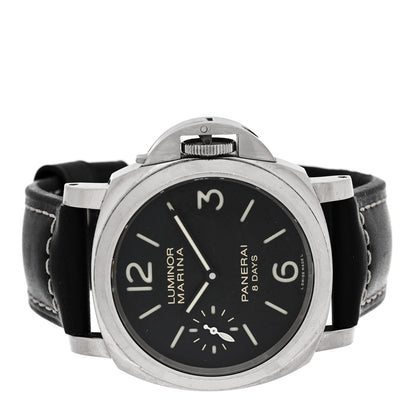 Panerai Stainless Steel Calfskin 44mm Luminor Marina Manual Winding Watch Black PAM00510 2 of 5