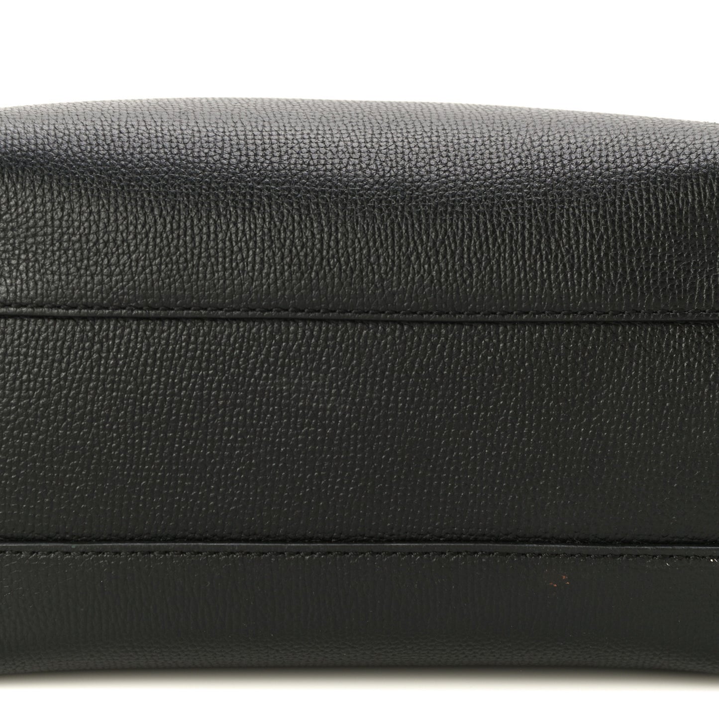 Grainy Calfskin House Check Small Banner Tote Black