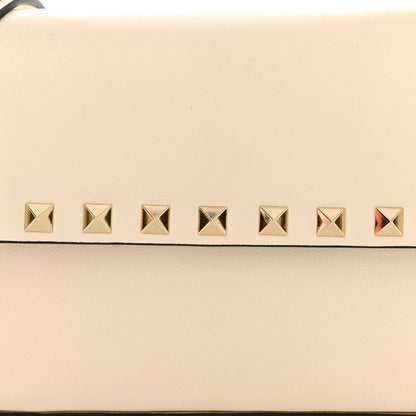 Valentino Garavani Calfskin Rockstud Crossbody Pouch Light Ivory 7 of 11